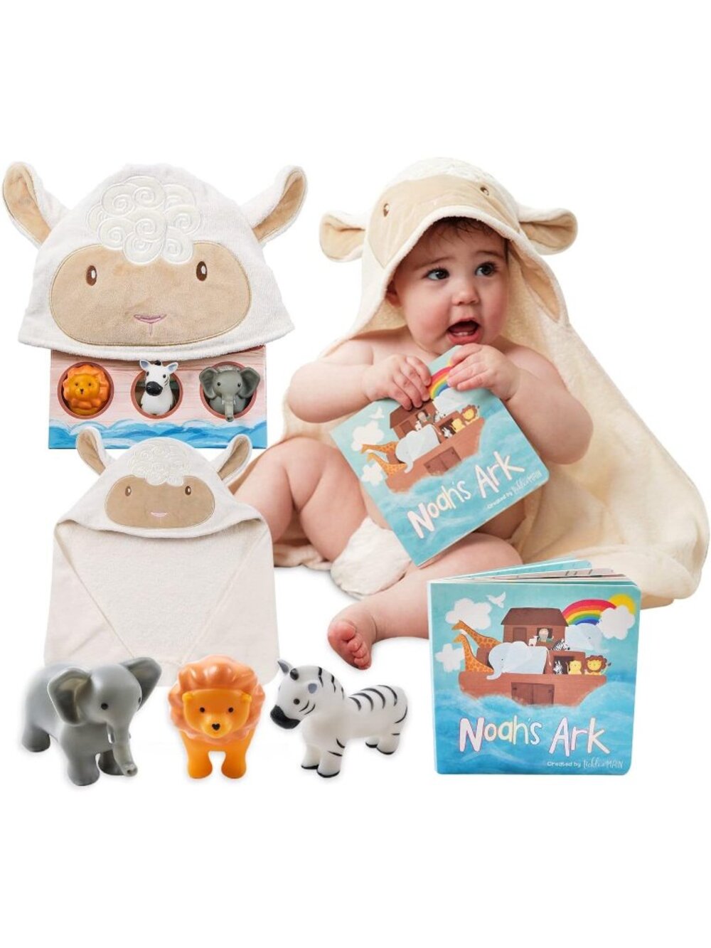 Tickle and Main My First Noah's Ark Book and Bath Time Set